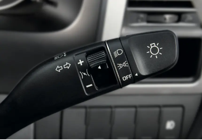 Light and turn signal control stalks